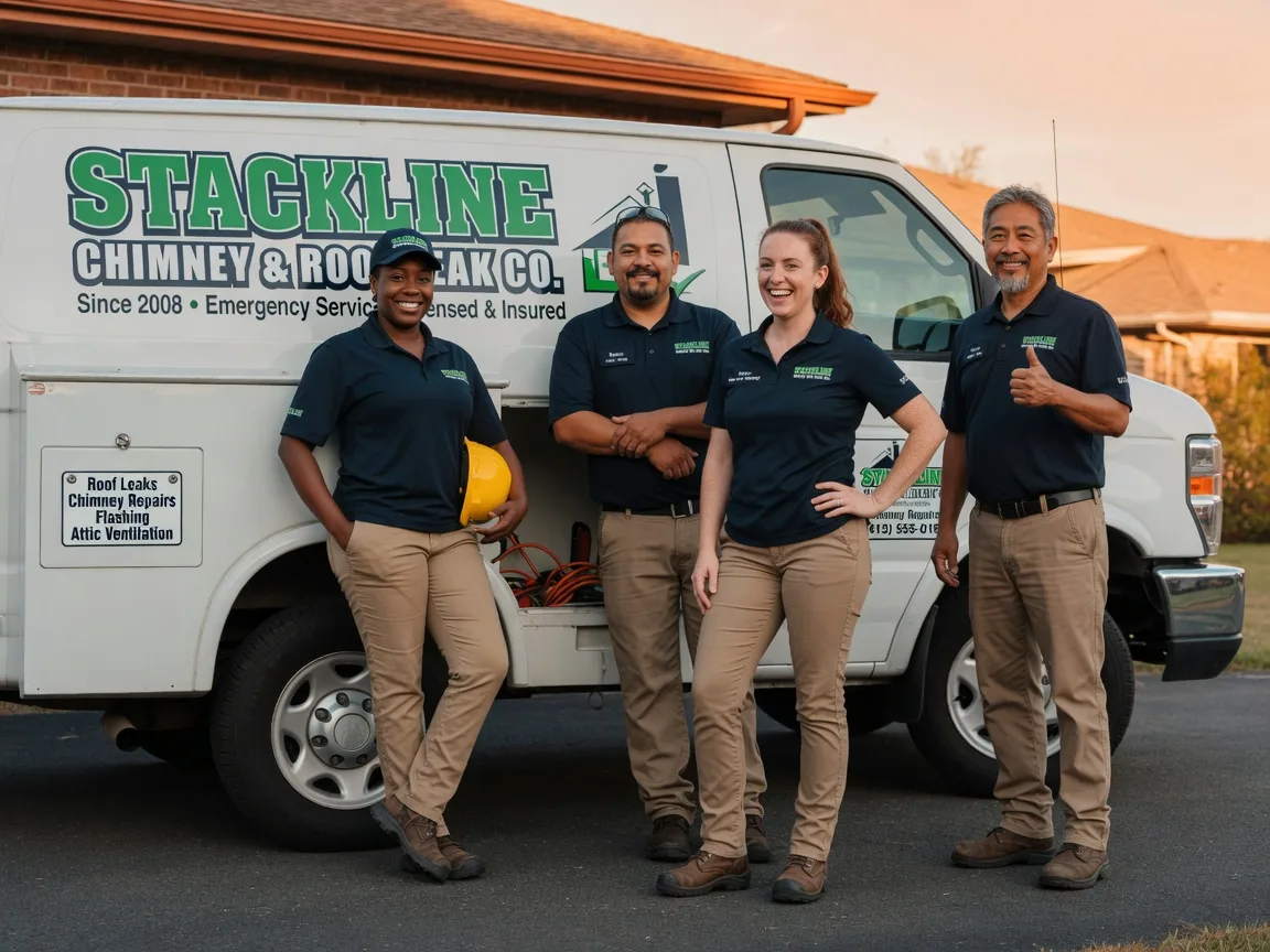 Chimney flashing repair company in Sterling, MA